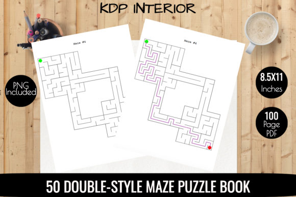 50 Double-Style Maze Puzzle KDP Interior: A Creator’s Guide to Customization and Compliance