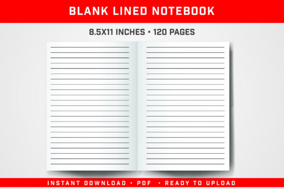Blank Lined Journal KDP: 8.5x11 Creative Publishing Guide