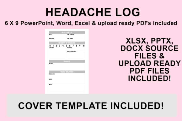 Create a Unique KDP Interior: Customizing Your Headache Log Template for Amazon Publishing
