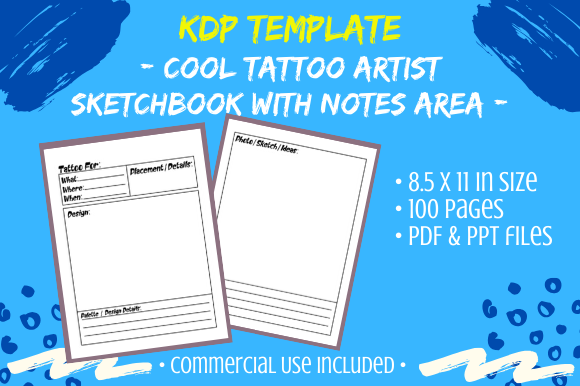 Developing a Unique KDP - Cool Tattoo Artist Sketch Book for Low Content Publishing