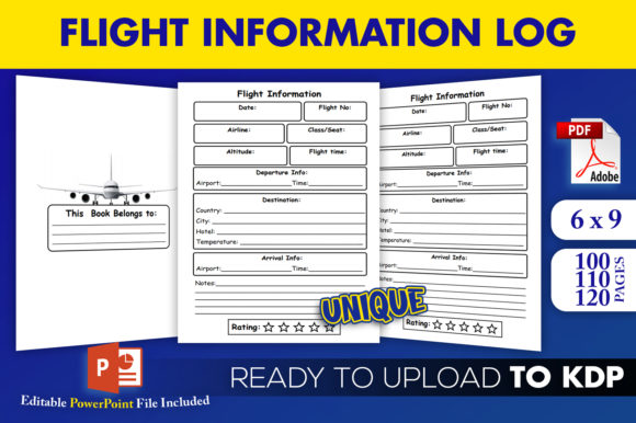 Flight Information Log Book KDP Interior: Strategic Asset for Low-Content Publishers