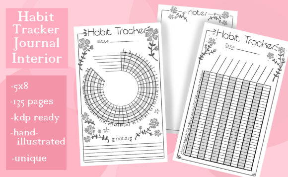 Habit Tracker Journal Interior: Designing Visual Accountability for Fitness and Personal Growth