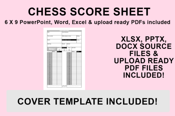 KDP Interior - Chess Score Sheet: Strategic Customization for Low-Content Publishing