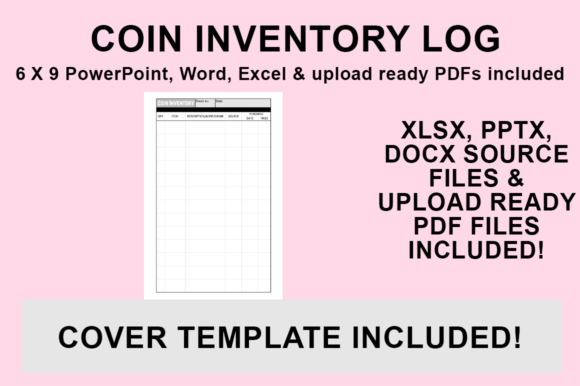 KDP Interior - Coin Inventory Log Template