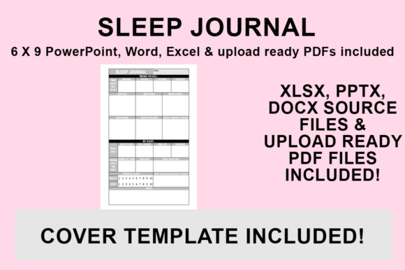 KDP Interior - Sleep Log: Customizable Templates