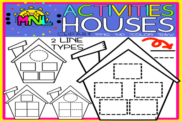 Pre-made All Purposes Activities Houses: A Versatile Resource for Educators and Creators